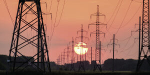 Stromnetz, Sonnenuntergang