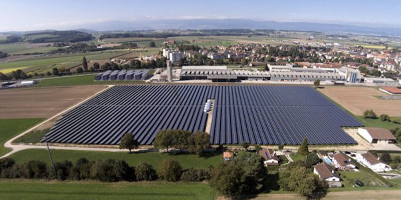 Größtes Photovoltaik-Kraftwerk der Schweiz entsteht für
