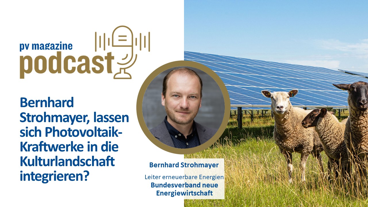 Pv Magazine Podcast: Bernhard Strohmayer, Lassen Sich Photovoltaik ...