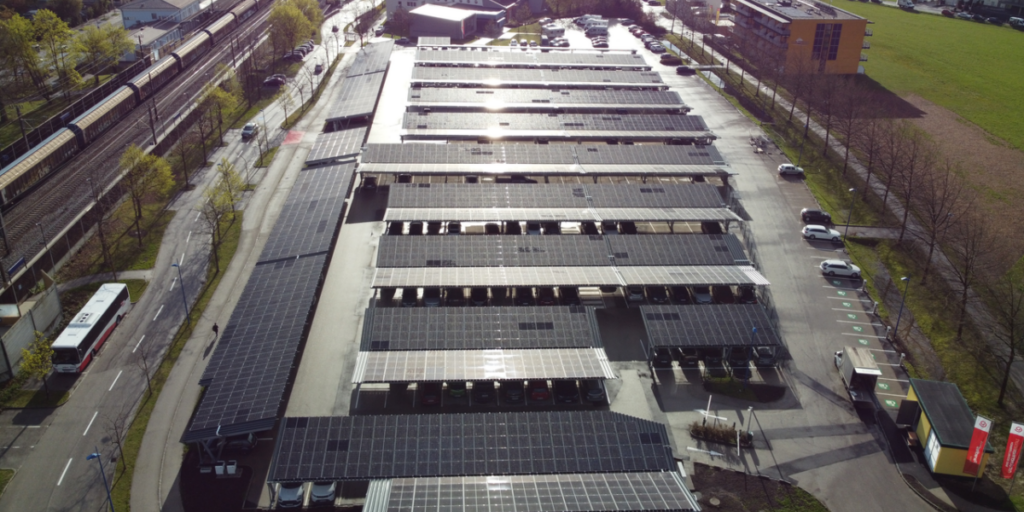 Parkplatz-Photovoltaik, CCE, Oberösterreich
