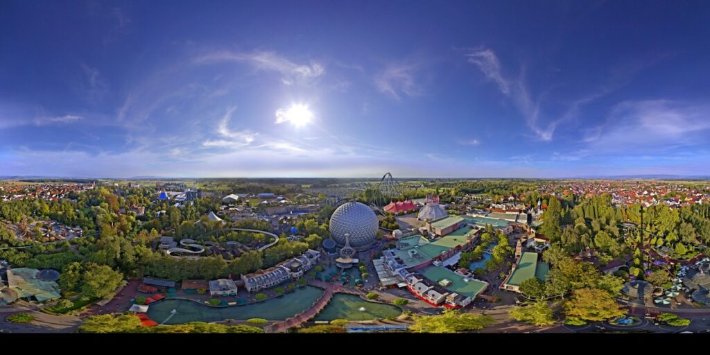 Europa-Park Rust, Vergnügungspark, Panorama