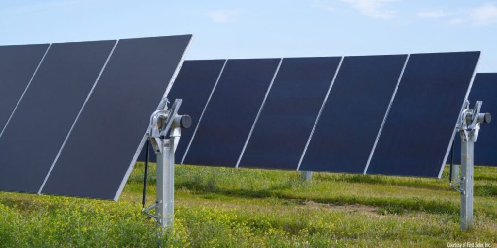 Solarpark, First Solar, Dünnschichtmodule