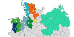 Karte der Entlastungsregionen