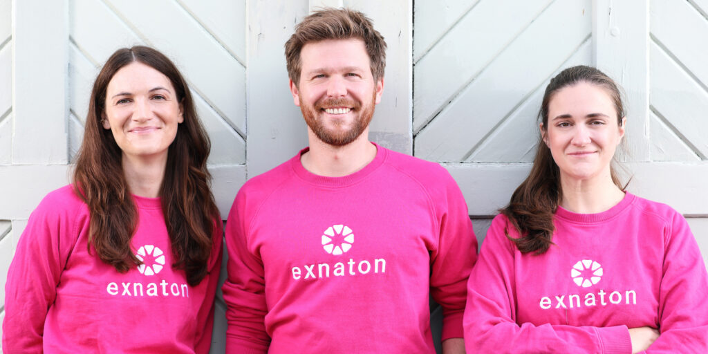 Exnaton-Gründungsteam (v.l.n.r.): Anselma Wörner (CTO), Arne Meeuw (CTO), Liliane Ableitner (CEO).