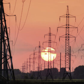 Stromnetz, Sonnenuntergang