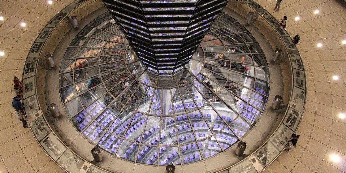 Blick in den Bundestag, Reichstag